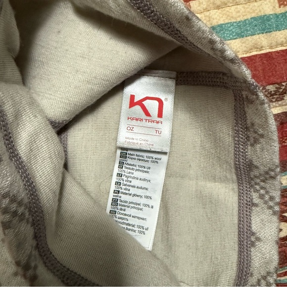 Kari Traa Beige and Gray Knit headband - Picture 5 of 5